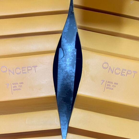 Oncept Seoul Platform Loafer in Black/Citrus Orange - Picture 9 of 10